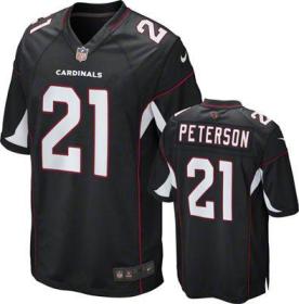 Nike Arizona Cardinals 21 Patrick Peterson Black Game NFL Jerseys