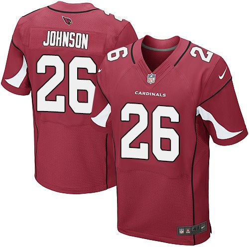 Nike Arizona Cardinals 26 Rashad Johnson Red Team Color NFL Elite Jersey