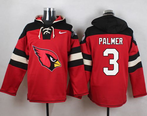 Nike Arizona Cardinals 3 Carson Palmer Red Player Pullover NFL Hoodie