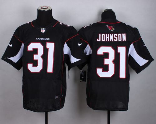 Nike Arizona Cardinals 31 David Johnson Black Alternate NFL Elite jersey