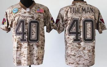 Nike Arizona Cardinals 40 Pat Tillman Salute to Service Digital Camo Elite NFL Jersey