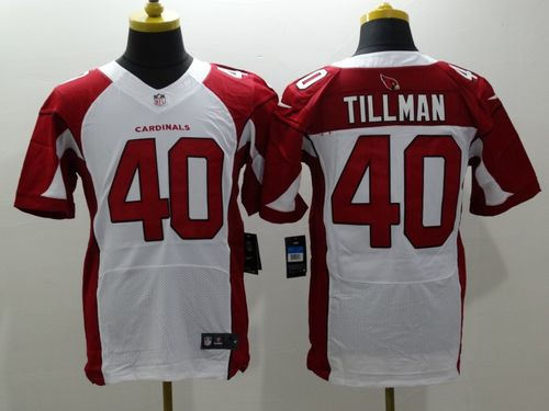 Nike Arizona Cardinals 40 Pat Tillman White NFL Elite Jersey