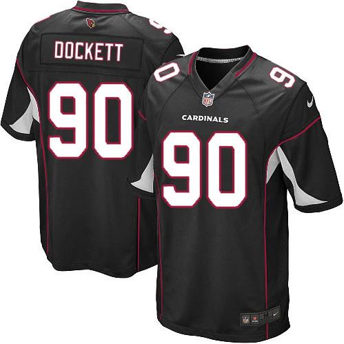 Nike Arizona Cardinals 90 Darnell Dockett Black Game NFL Jerseys