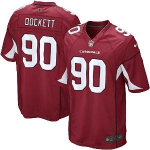 Nike Arizona Cardinals 90 Darnell Dockett Red Game NFL Jerseys
