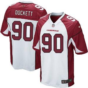 Nike Arizona Cardinals 90 Darnell Dockett White Game NFL Jerseys