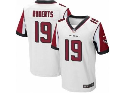 Nike Atlanta Falcons #19 Andre Roberts Elite White Jersey