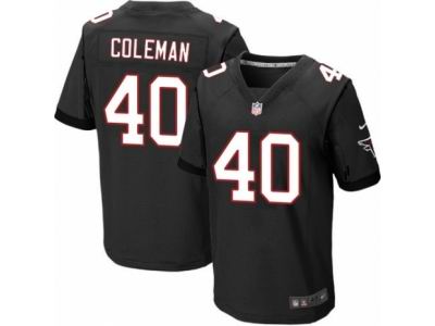 Nike Atlanta Falcons #40 Derrick Coleman Elite Black Jersey