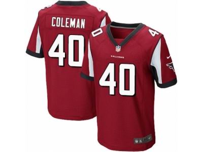 Nike Atlanta Falcons #40 Derrick Coleman Elite Red Jersey