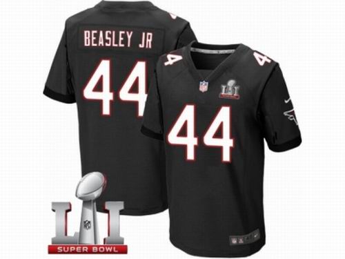 Nike Atlanta Falcons #44 Vic Beasley Elite Black Alternate Super Bowl LI 51 Jersey