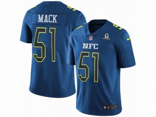 Nike Atlanta Falcons #51 Alex Mack Limited Blue 2017 Pro Bowl Jersey