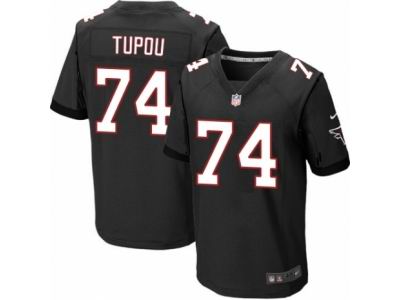 Nike Atlanta Falcons #74 Tani Tupou Elite Black Jersey