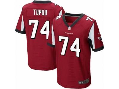 Nike Atlanta Falcons #74 Tani Tupou Elite Red Jersey
