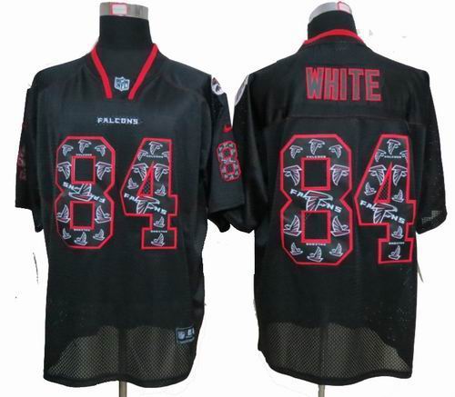 Nike Atlanta Falcons #84 Roddy white Lights Out Black elite special edition Jersey