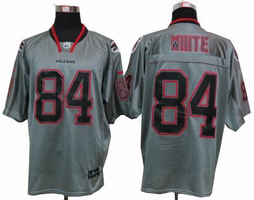 Nike Atlanta Falcons #84 Roddy white Lights Out grey elite Jersey