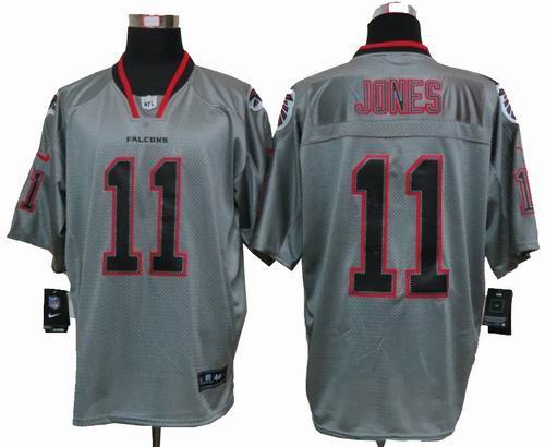 Nike Atlanta Falcons 11# Julio Jones Lights Out grey elite Jersey