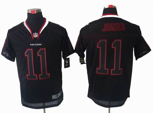 Nike Atlanta Falcons 11 Julio Jones Lights Out Black elite Jersey