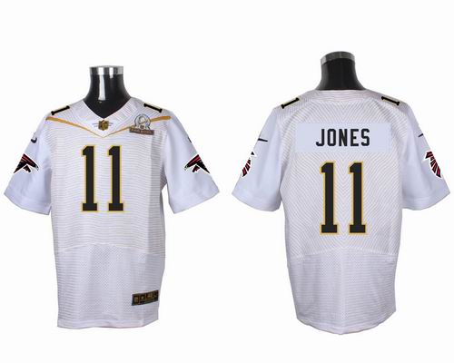 Nike Atlanta Falcons 11 Julio Jones white 2016 Pro Bowl Elite Jersey