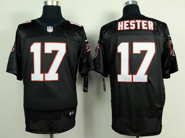 Nike Atlanta Falcons 17 Devin Hester Black Elite NFL Jerseys
