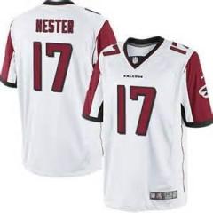 Nike Atlanta Falcons 17 Devin Hester White Elite NFL Jersey