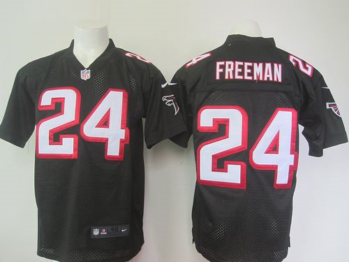 Nike Atlanta Falcons 24 Devonta Freeman Black Alternate NFL Elite Jersey