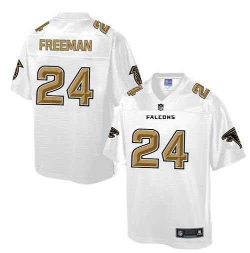 Nike Atlanta Falcons 24 Devonta Freeman White NFL Pro Line Fashion Game Jersey