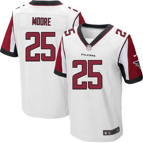Nike Atlanta Falcons 25 William Moore White NFL Elite Jersey