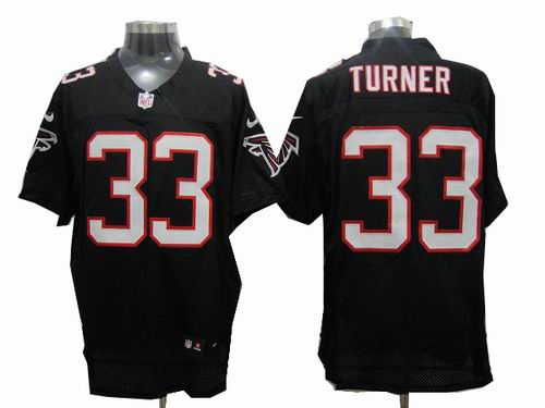 Nike Atlanta Falcons 33# Michael Turner black elite jerseys