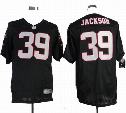Nike Atlanta Falcons 39# Steven Jackson black elite jerseys