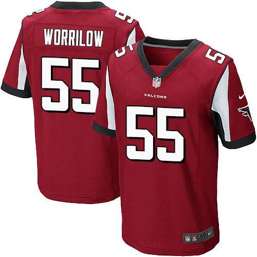 Nike Atlanta Falcons 55 Paul Worrilow Red Team Color NFL Elite Jersey