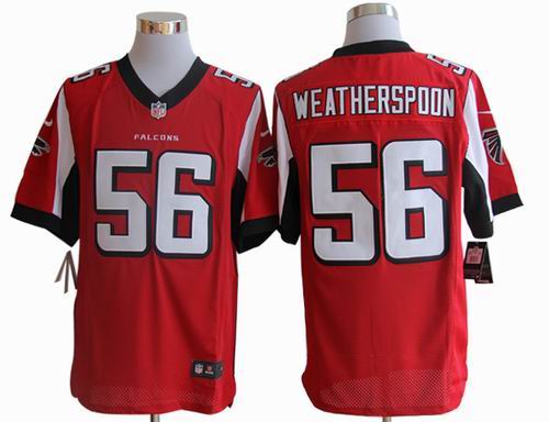Nike Atlanta Falcons 56# Sean Weatherspoon red elite Jersey