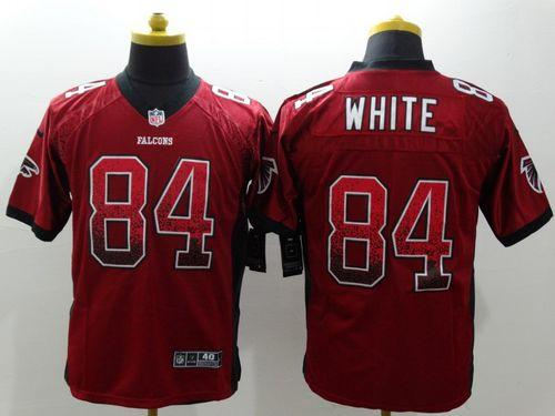 Nike Atlanta Falcons 84 Roddy White Red Team Color NFL Elite Drift fashion jersey