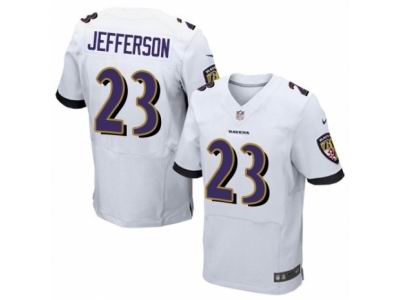 Nike Baltimore Ravens #23 Tony Jefferson Elite White Jersey