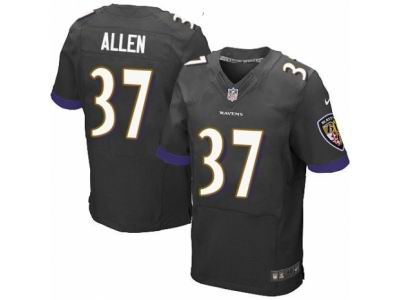 Nike Baltimore Ravens #37 Javorius Allen Elite Black Jersey