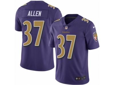 Nike Baltimore Ravens #37 Javorius Allen Elite Purple Rush NFL Jersey