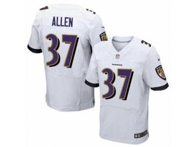 Nike Baltimore Ravens #37 Javorius Allen Elite White Jersey