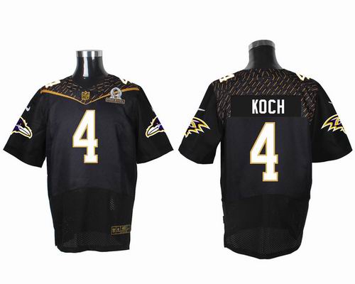 Nike Baltimore Ravens #4 Sam Koch black 2016 Pro Bowl Elite Jersey