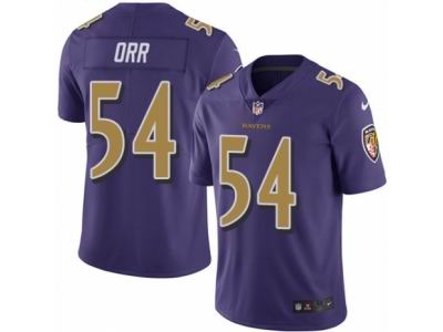 Nike Baltimore Ravens #54 Zach Orr Elite Purple Rush NFL Jersey