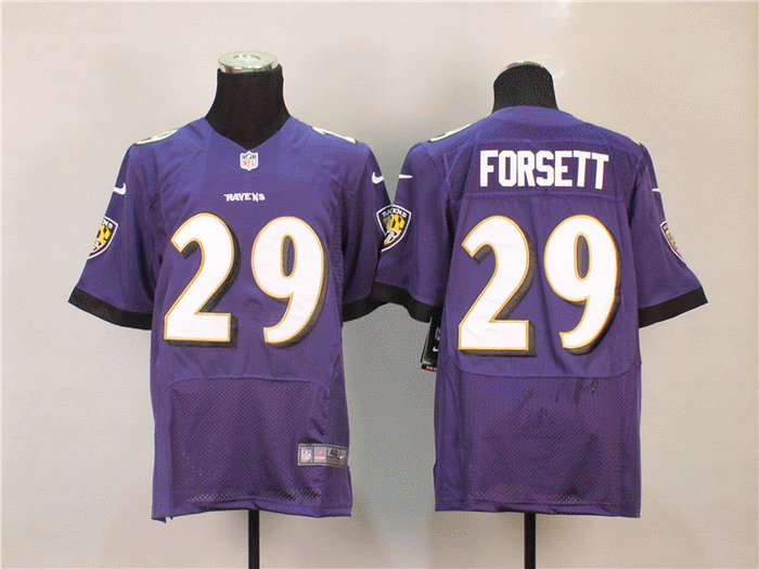 Nike Baltimore Ravens 29 forsett purple elite nfl jerseys
