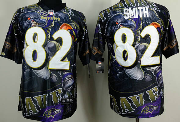 Nike Baltimore Ravens 82 Torrey Smith Fanatical Version NFL Jerseys