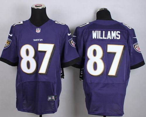 Nike Baltimore ravens 87 Maxx Williams Purple Team Color NFL New Elite jersey