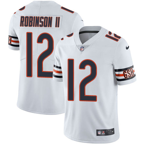 Nike Bears #12 Allen Robinson II White Youth Stitched NFL Vapor Untouchable Limited Jersey