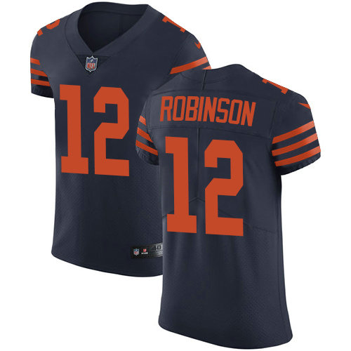 Nike Bears #12 Allen Robinson Navy Blue Alternate Men's Stitched NFL Vapor Untouchable Elite Jersey