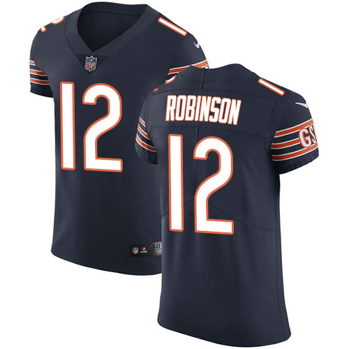 Nike Bears #12 Allen Robinson Navy Blue Team Color Men's Stitched NFL Vapor Untouchable Elite Jersey