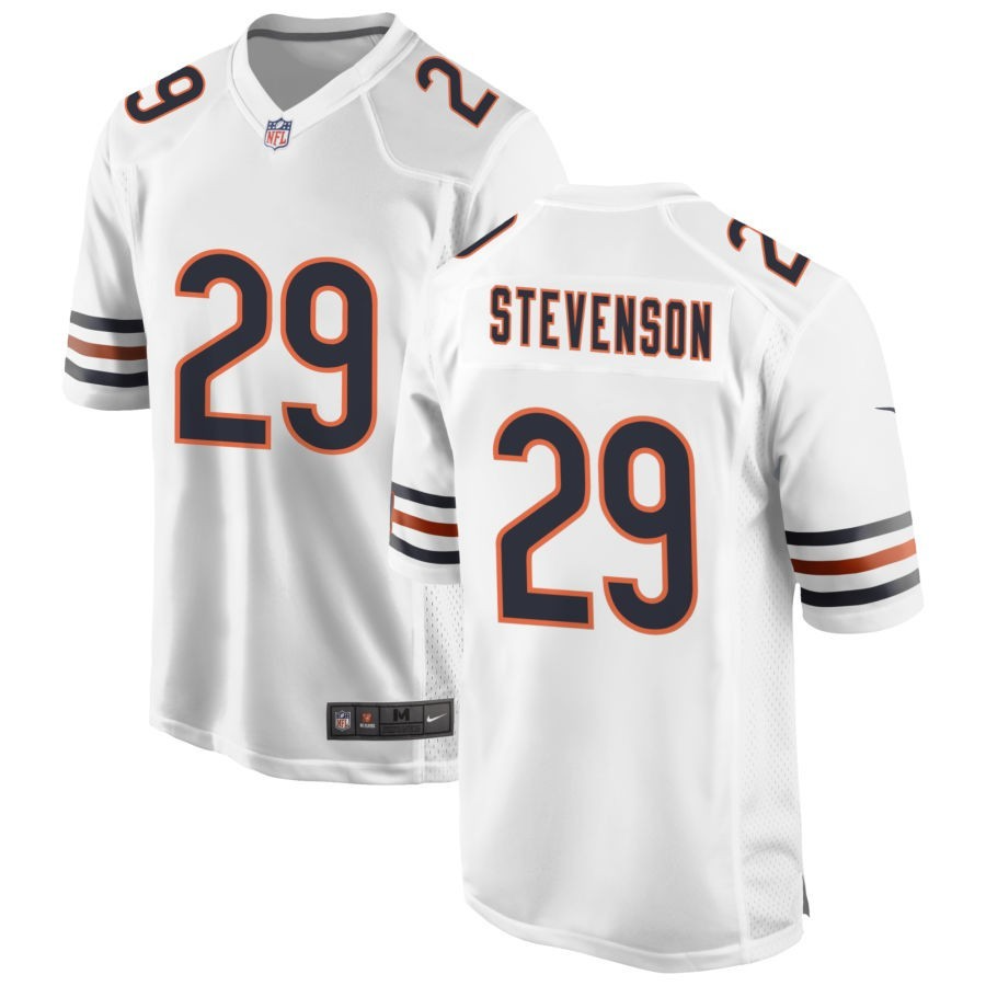 Nike Bears #29 Stevenson White Stitched NFL Vapor Untouchable Limited Jersey