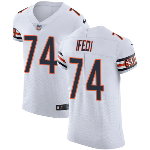 Nike Bears #74 Germain Ifedi White Men's Stitched NFL New Elite Jersey