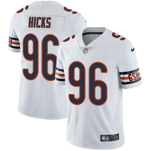 Nike Bears #96 Akiem Hicks White Youth Stitched NFL Vapor Untouchable Limited Jersey