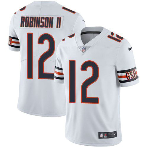 Nike Bears 12 Allen Robinson II White Youth Color Rush Limited Jersey