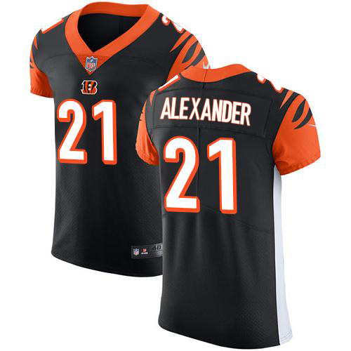 Nike Bengals #21 Mackensie Alexander Black Team Color Men's Stitched NFL Vapor Untouchable Elite Jersey