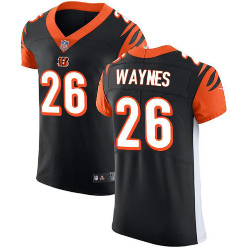 Nike Bengals #26 Trae Waynes Black Team Color Men's Stitched NFL Vapor Untouchable Elite Jersey
