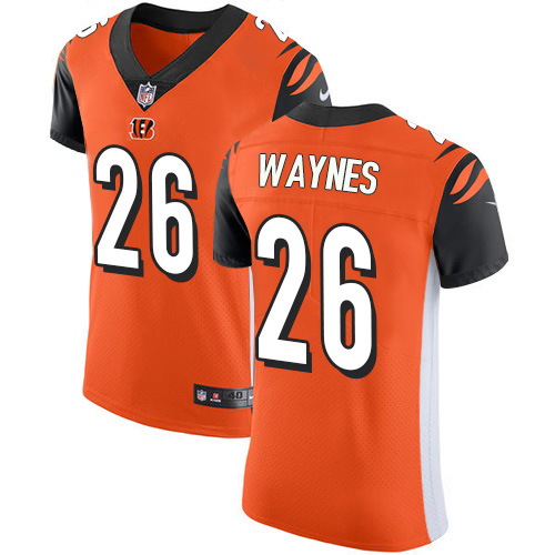 Nike Bengals #26 Trae Waynes Orange Alternate Men's Stitched NFL New Elite Jersey